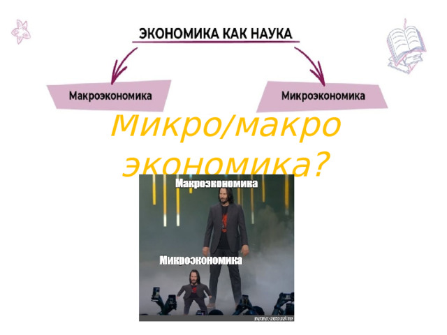 Микро/макро экономика? 
