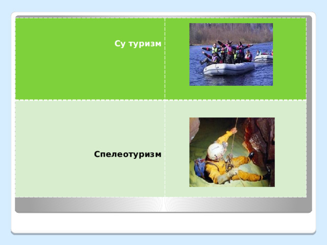    Су туризм     Спелеотуризм 