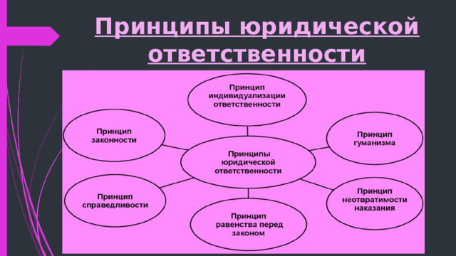 Принципы юридической ответственности 