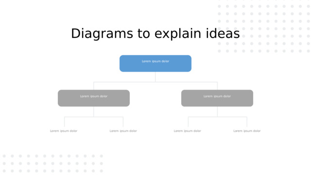 Diagrams to explain ideas Lorem ipsum dolor Lorem ipsum dolor Lorem ipsum dolor Lorem ipsum dolor Lorem ipsum dolor Lorem ipsum dolor Lorem ipsum dolor 