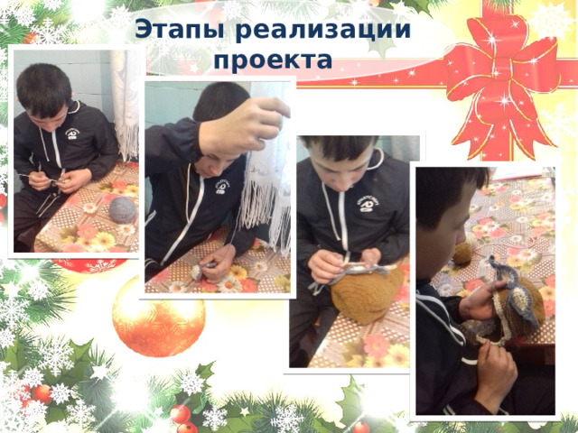   Этапы реализации проекта 