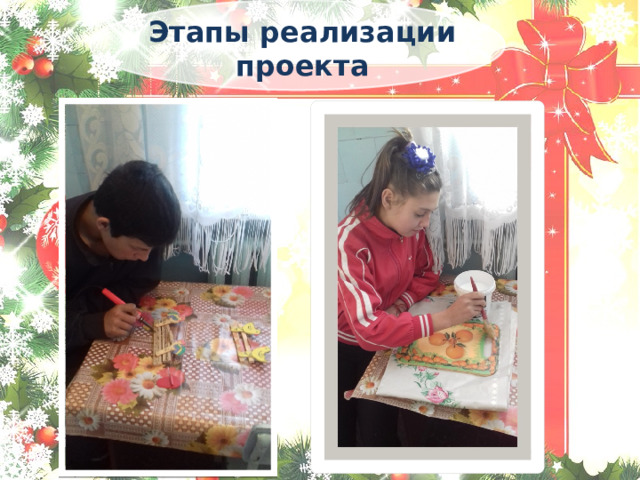   Этапы реализации проекта 