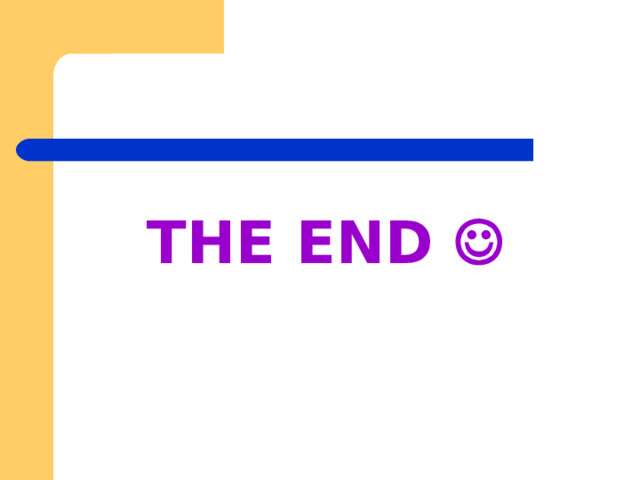 THE END    