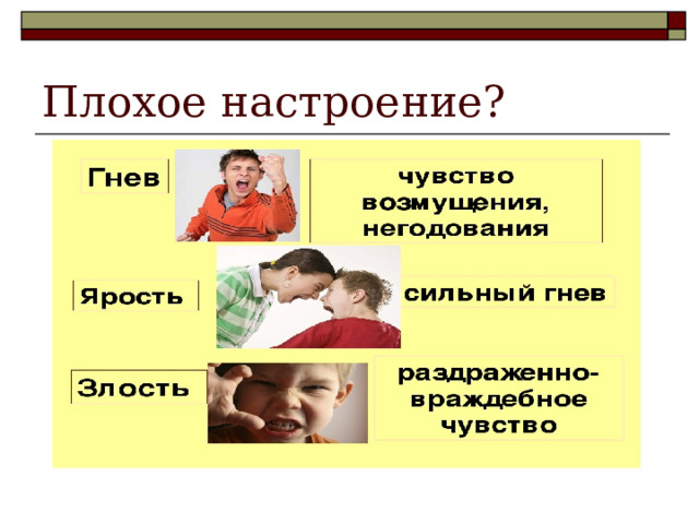 Плохое настроение? 