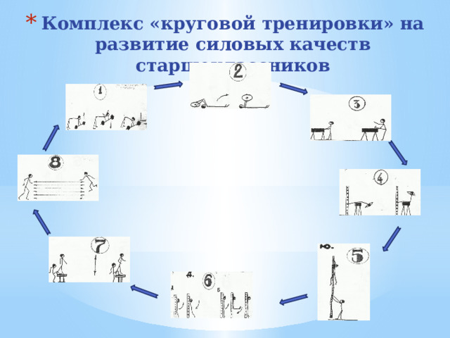 Комплекс «круговой тренировки» на развитие силовых качеств старшеклассников    