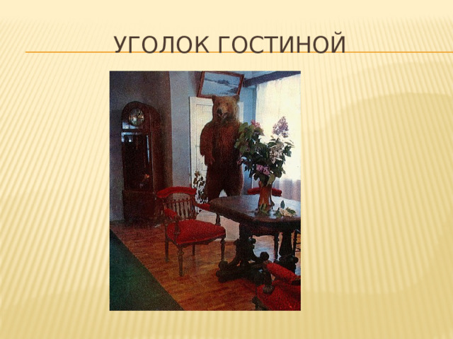 Уголок гостиной 