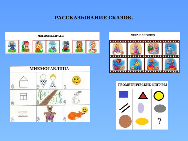 РАССКАЗЫВАНИЕ СКАЗОК. 