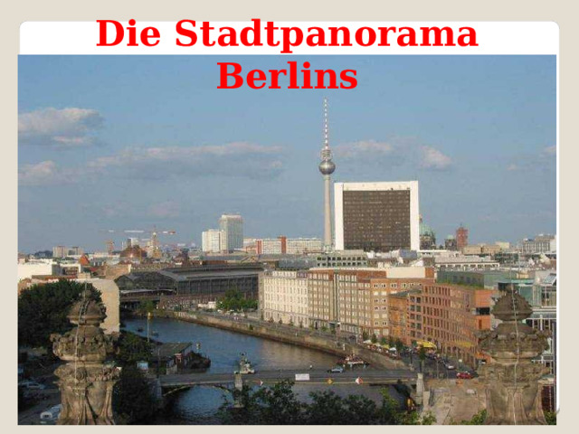 Die Stadtpanorama Berlins  
