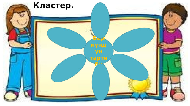 Кластер. Бир күндүн тартиби 