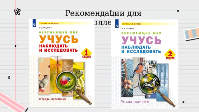 Рекомендации для коллег 