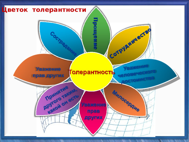 Сотрудничество Прощение Цветок толерантности 