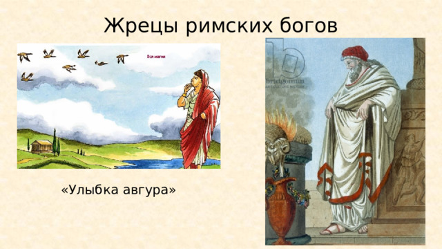 Жрецы римских богов «Улыбка авгура» 
