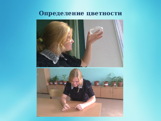 Определение цветности   