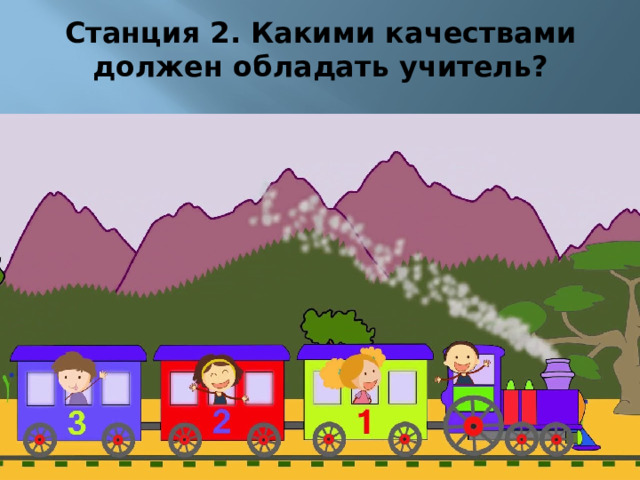 Станция 2. Какими качествами должен обладать учитель? 