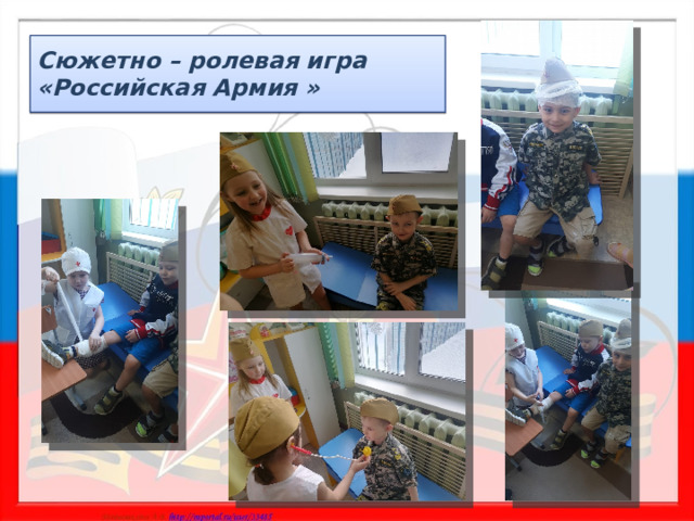 Сюжетно – ролевая игра  «Российская Армия » 