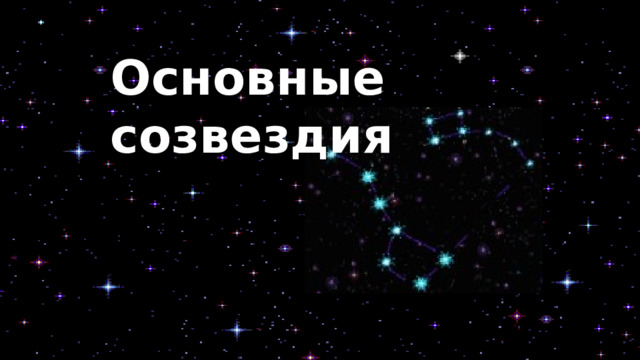 Основные созвездия 