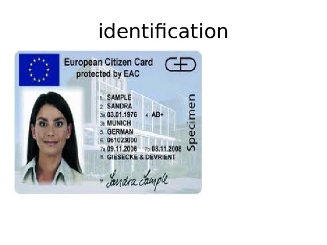 identification 