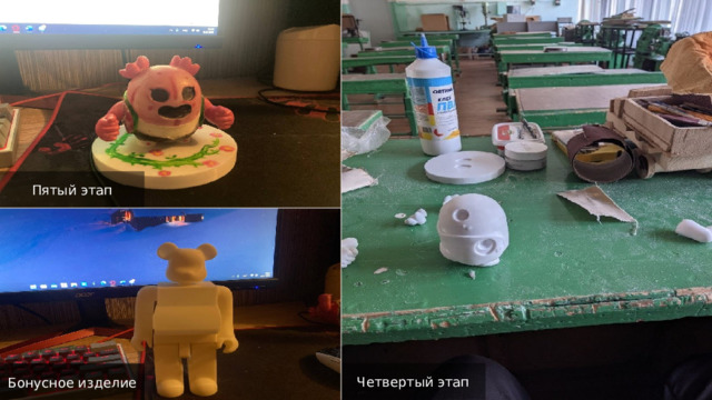 Пятый этап Четвертый этап Бонусное изделие 1 