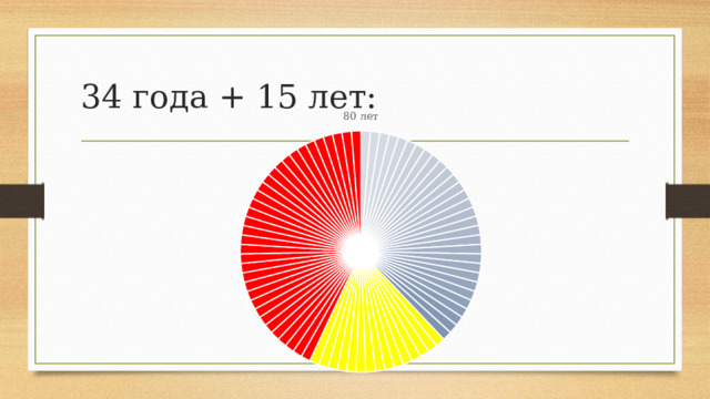 34 года + 15 лет: 