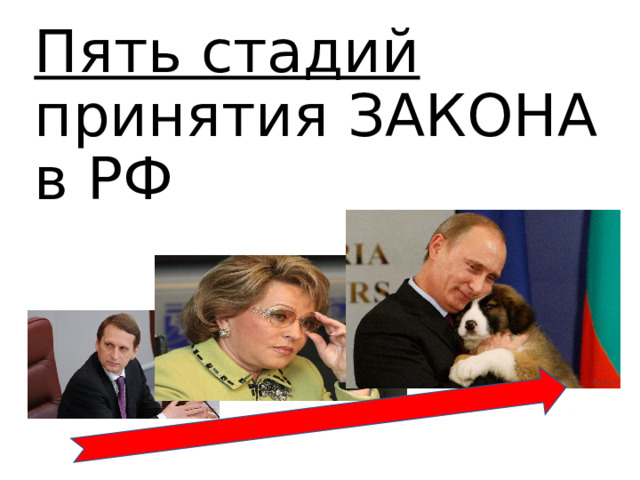 Пять стадий принятия ЗАКОНА в РФ 