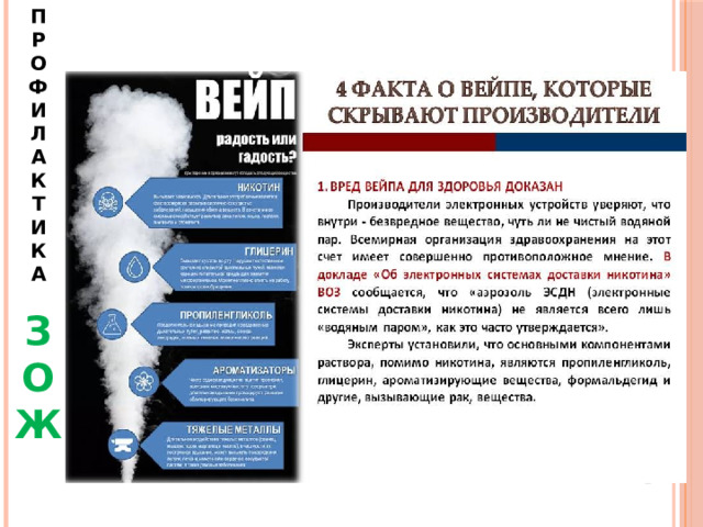 П Р О Ф И Л А К Т И К А  З ОЖ  