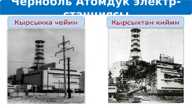 Чернобль Атомдук электр-станциясы 
