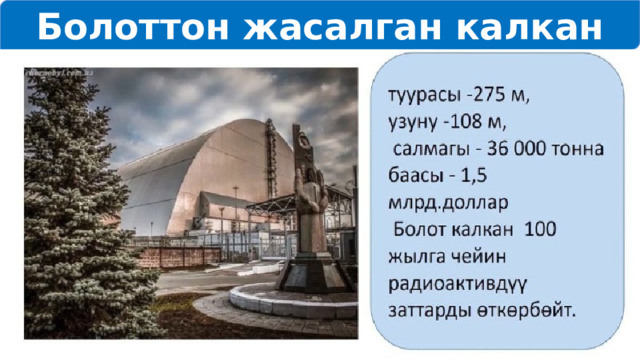 Болоттон жасалган калкан 