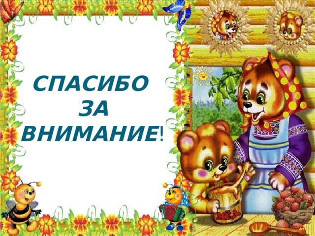 Спасибо  за внимание ! 
