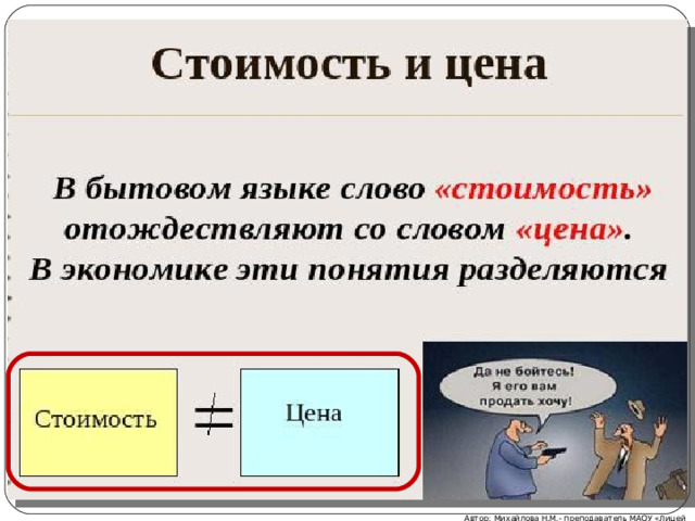 Автор: Михайлова Н.М.- преподаватель МАОУ «Лицей № 21» 