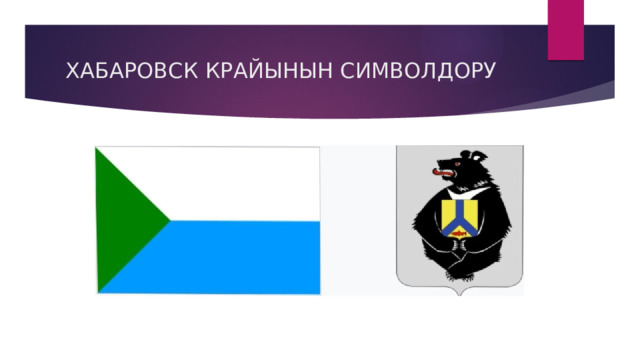 ХАБАРОВСК КРАЙЫНЫН СИМВОЛДОРУ 