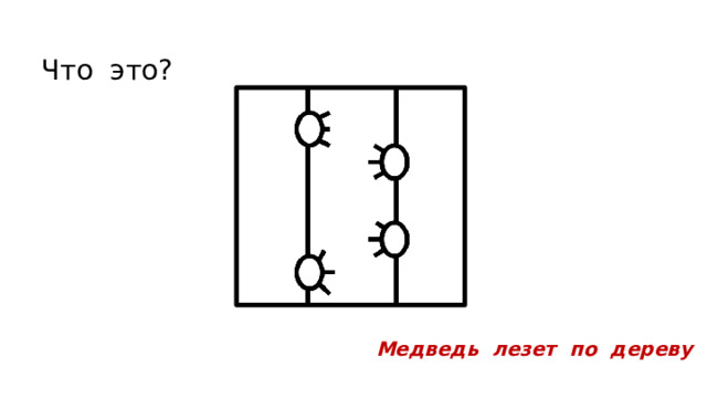 Что это? Медведь лезет по дереву 