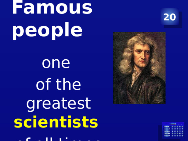 Famous people 20 one of the greatest scientists  of all times 