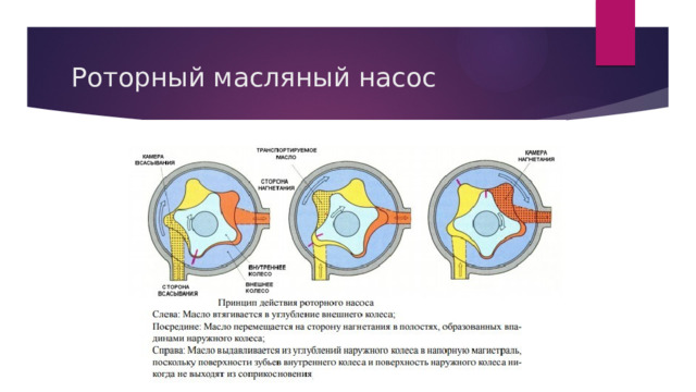 Роторный масляный насос 