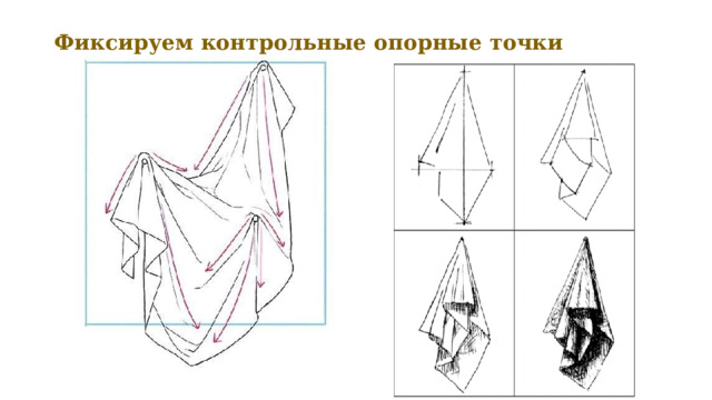 Фиксируем контрольные опорные точки 
