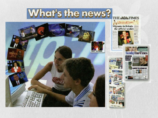A newspaper 