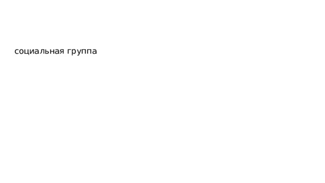 социальная группа 