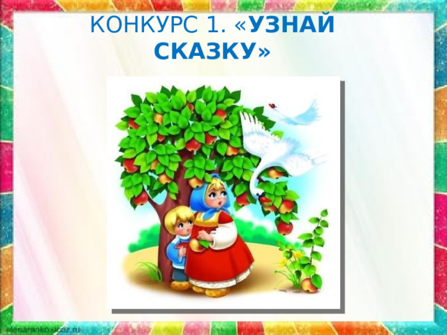 КОНКУРС 1. « УЗНАЙ СКАЗКУ» 