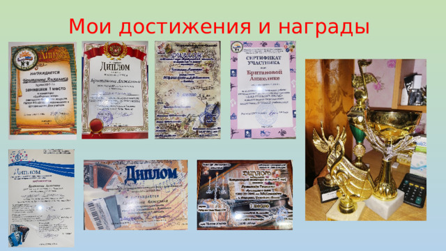 Мои достижения и награды 