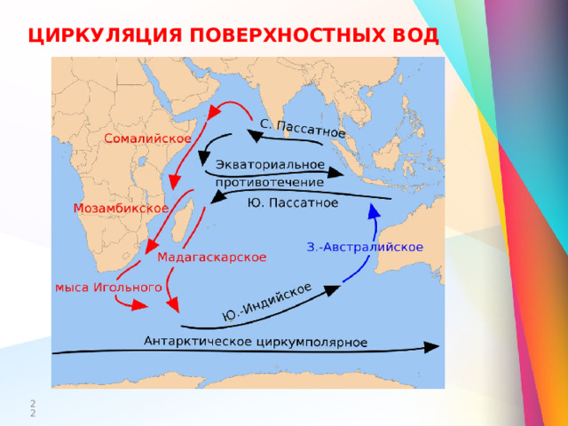 ЦИРКУЛЯЦИЯ ПОВЕРХНОСТНЫХ ВОД  