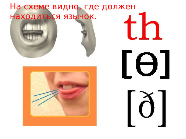 На схеме видно, где должен находиться язычок. 