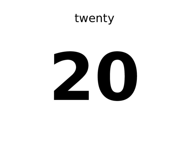 twenty 20 