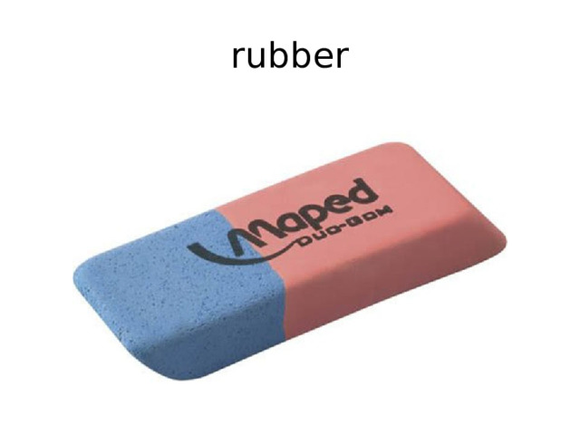 rubber 