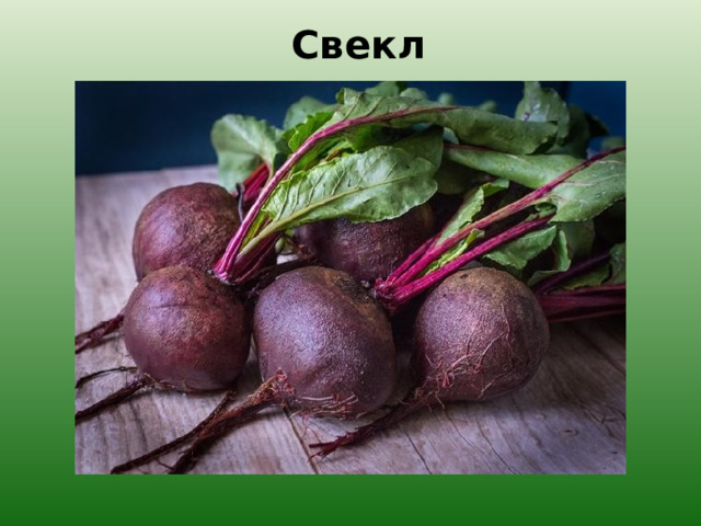 Свекла. 