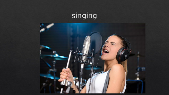 singing 