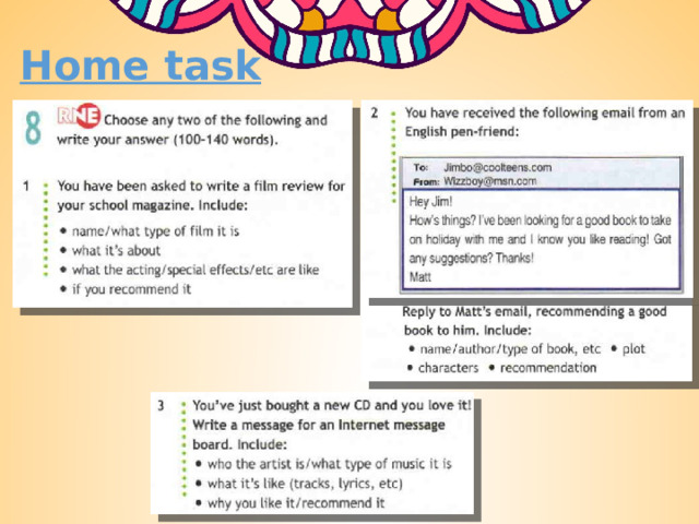 Home task 