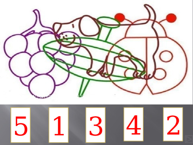 1 5 3 4 2 