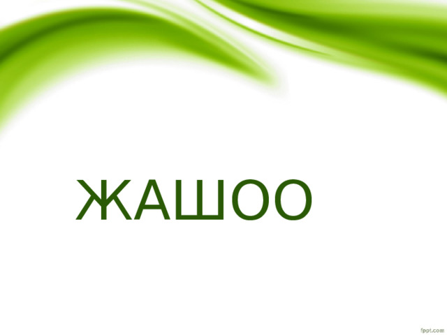 ЖАШОО 