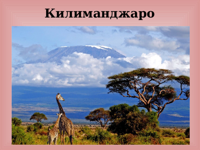 Килиманджаро 