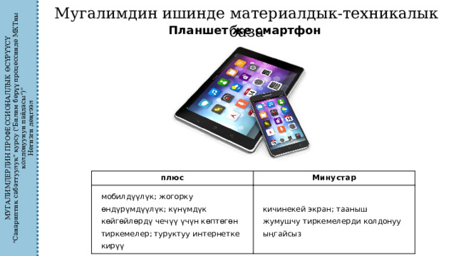 МУГАЛИМДЕРДИН ПРОФЕССИОНАЛДЫК ӨСҮРҮҮСҮ 