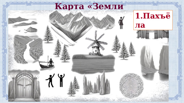 Карта «Земли Калевала»  1.Пахъёла 